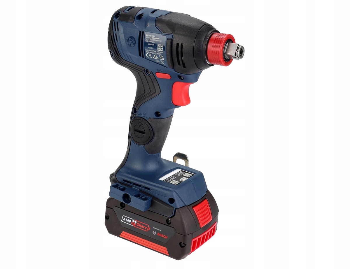 KLUCZ UDAROWY 210 Nm GDX 18V-210 C BOSCH 2x4,0Ah Prędkość obrotowa 3400 RPM