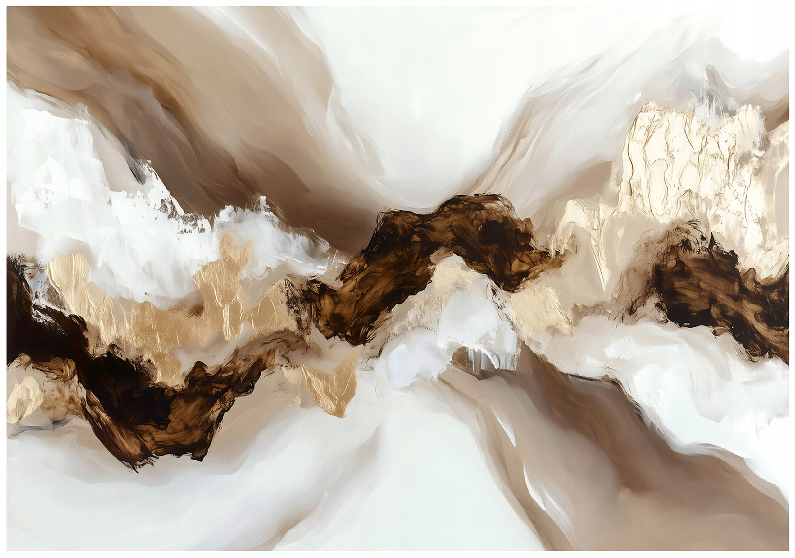 Vinylová Tapeta Na Flizeli Mramor Abstrakcia Béžová Hnedá 312x219