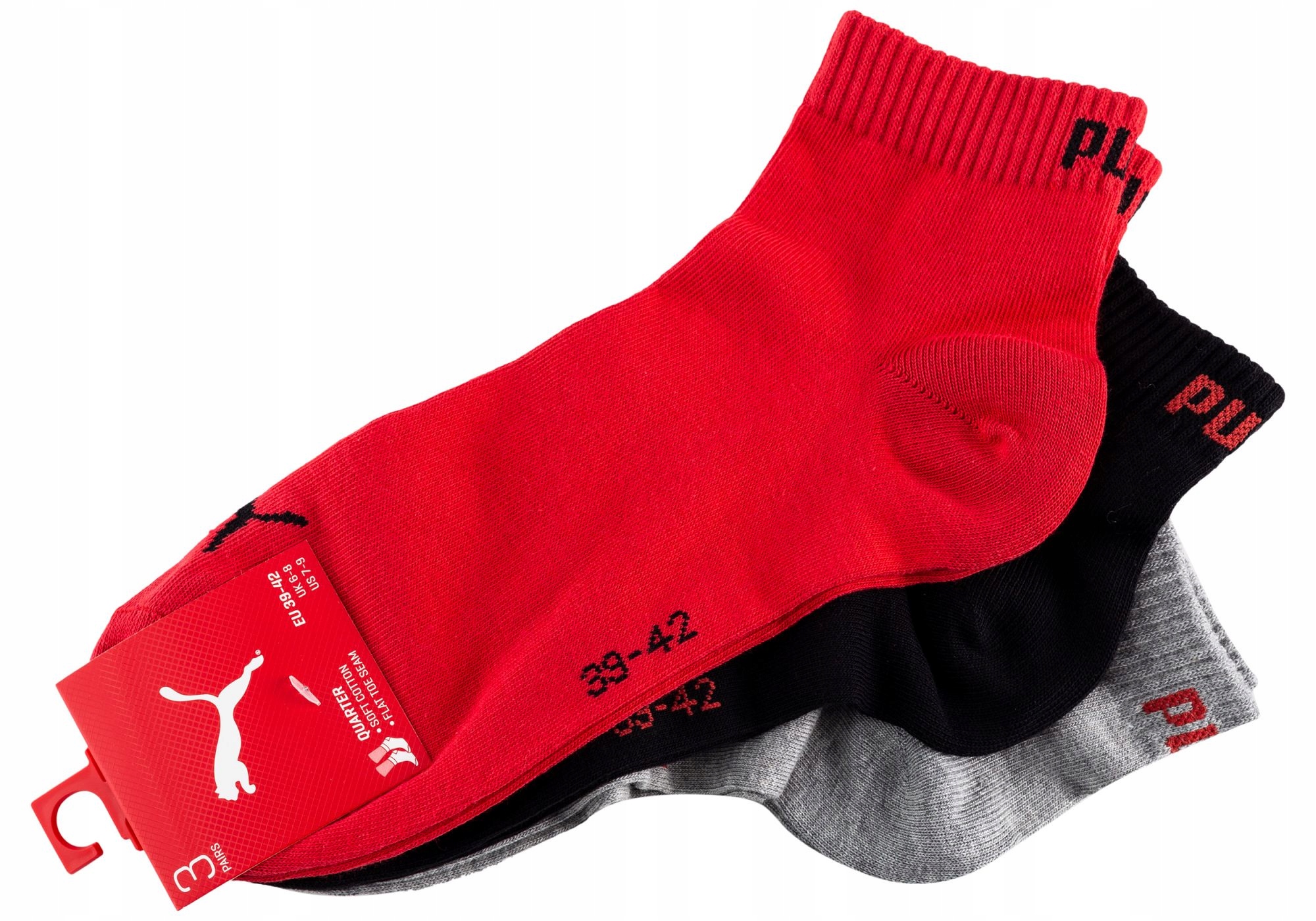 

Puma Stopki Skarpety Skarpetki 3 Pary Roz: 39-42