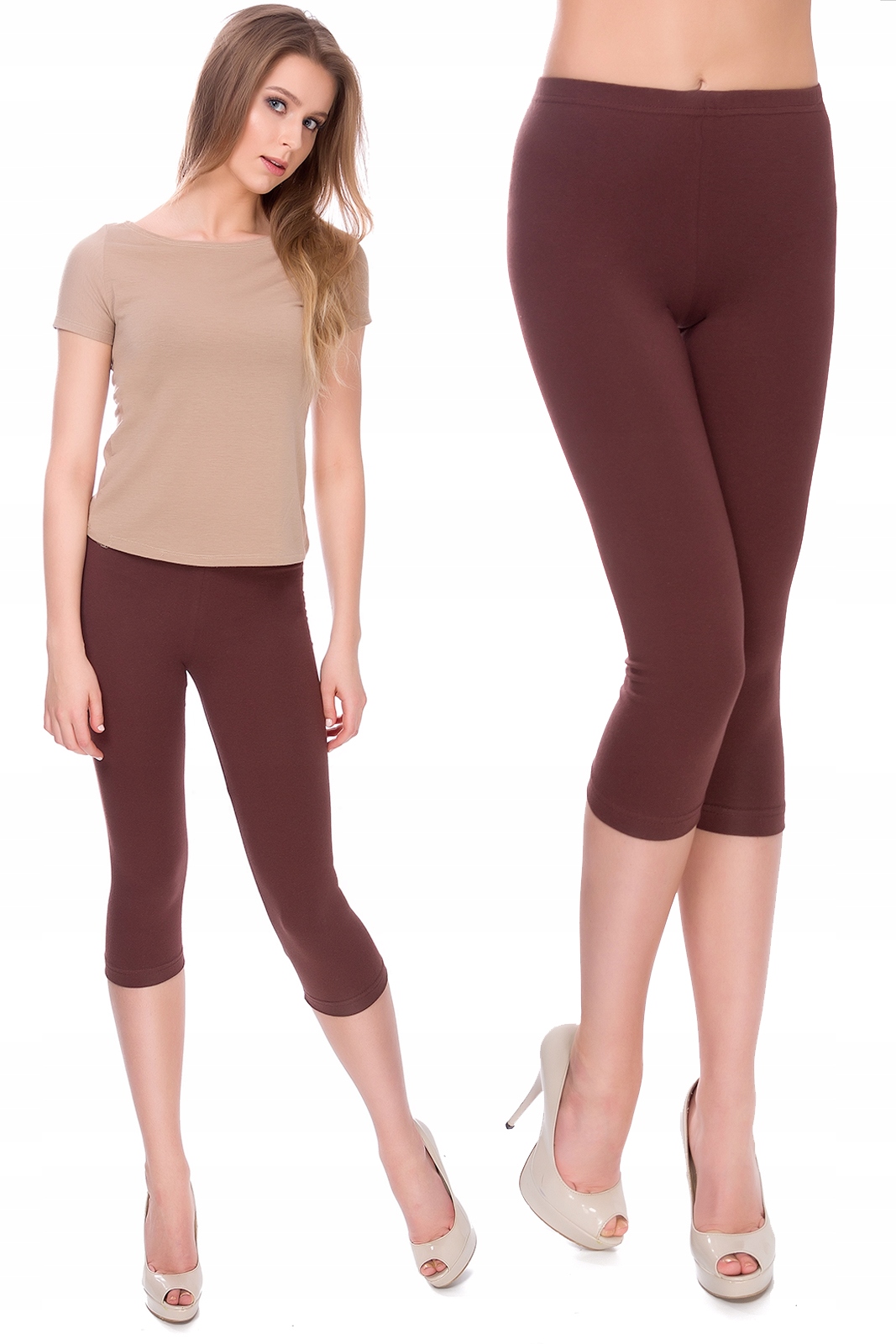 

Legginsy Getry Bawełniane MIX Kolorów 3/4 L