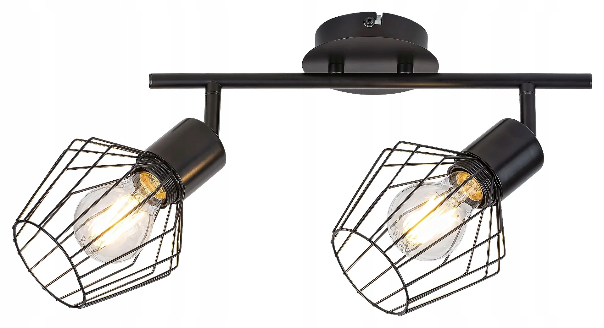 Nástěnná a stropní lampa E27 2x40W černá 3535 Belano Rabalux