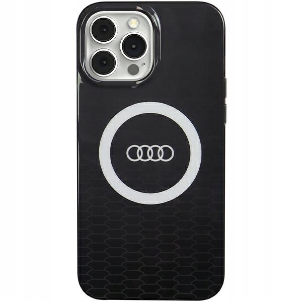 Etui Audi IML Big Logo MagSafe na iPhone 13 Pro 13 czarne Audi