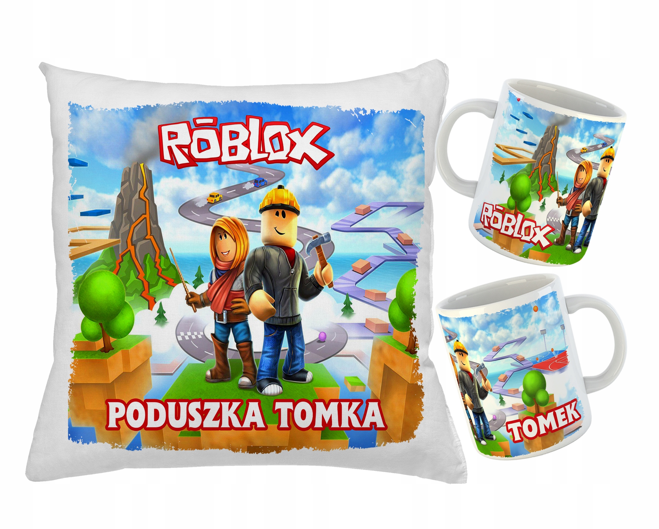 

Kubek Poduszka dla gracza Roblox imię