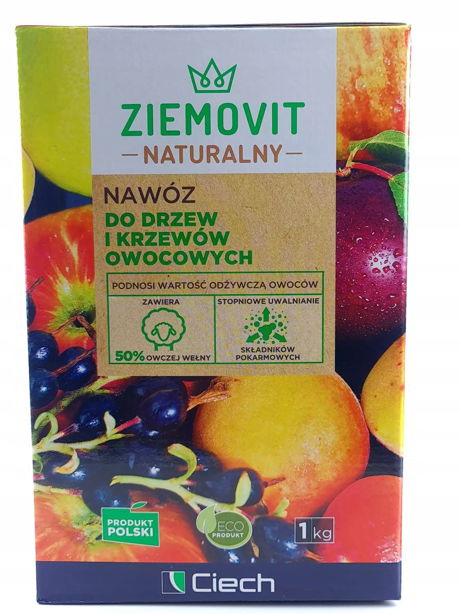 

Nawóz Naturalny drzewa krzewy owocowe Eko z Wełną