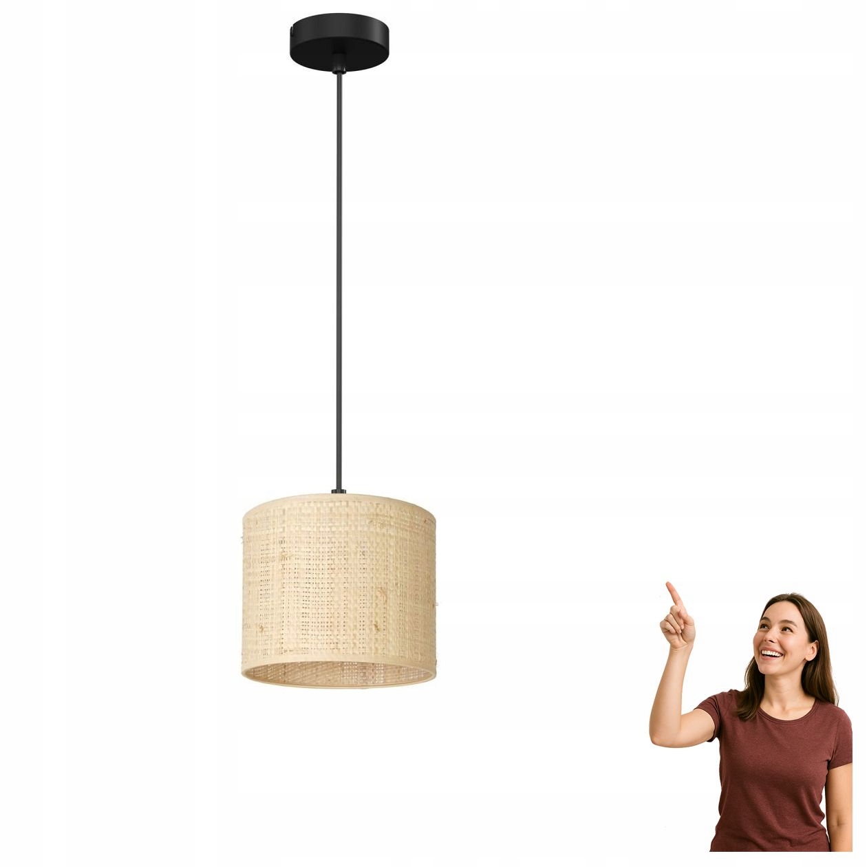 Závěsná lampa Rattan 5278 Luminex