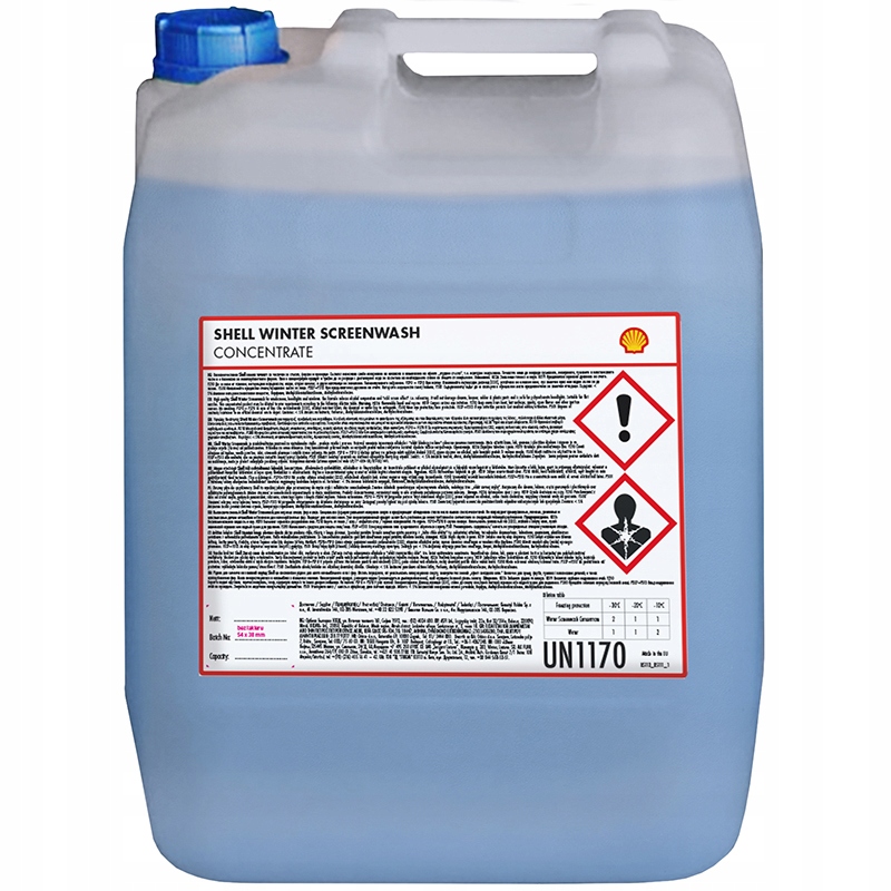 Shell Zimowy płyn do spryskiwaczy koncentrat (20l)
