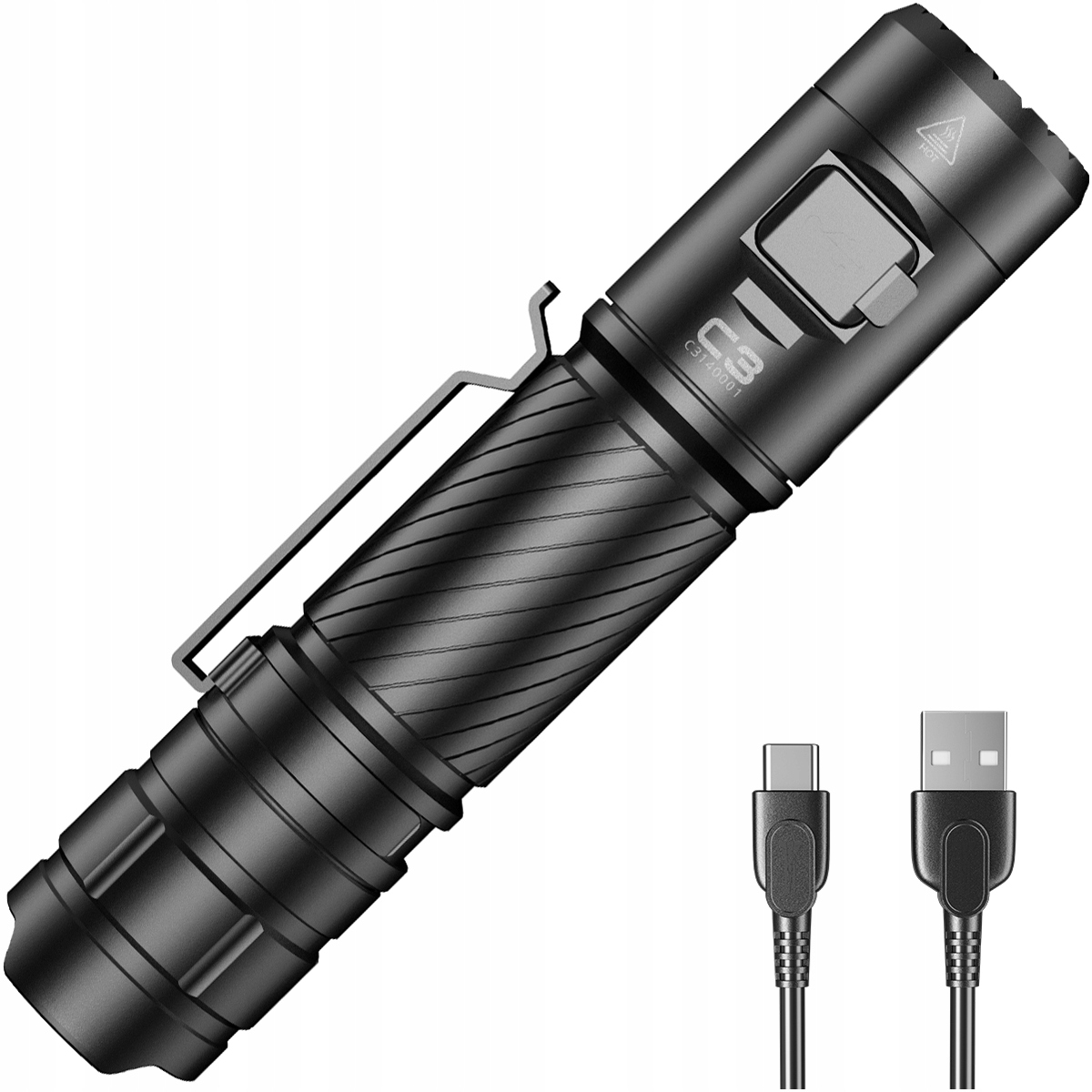 

Latarka Taktyczna Blackhawk Wodoodporna 1200lm Usb