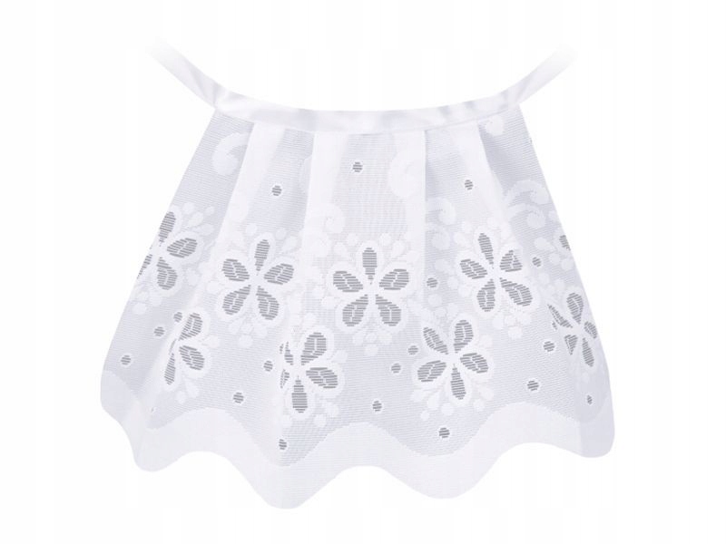 FARTUSZEK CZERWONEGO KAPTURKA BIAŁY XL