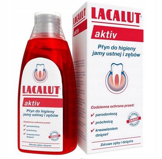 

Lacalut Aktiv Płyn Do Higieny Jamy Ustnej 300ml