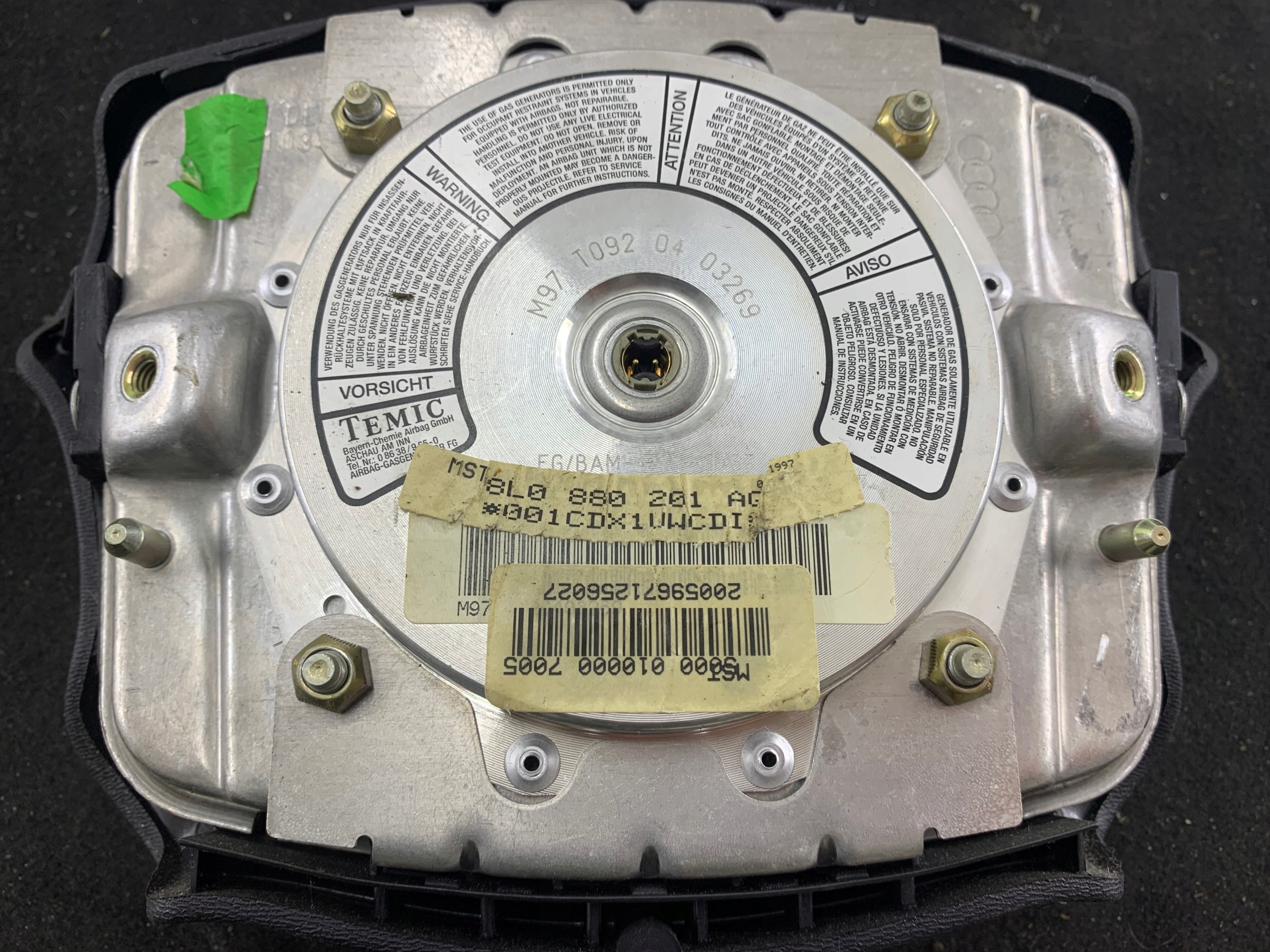 AUDI A3 8L airbag 8L0880201AQ