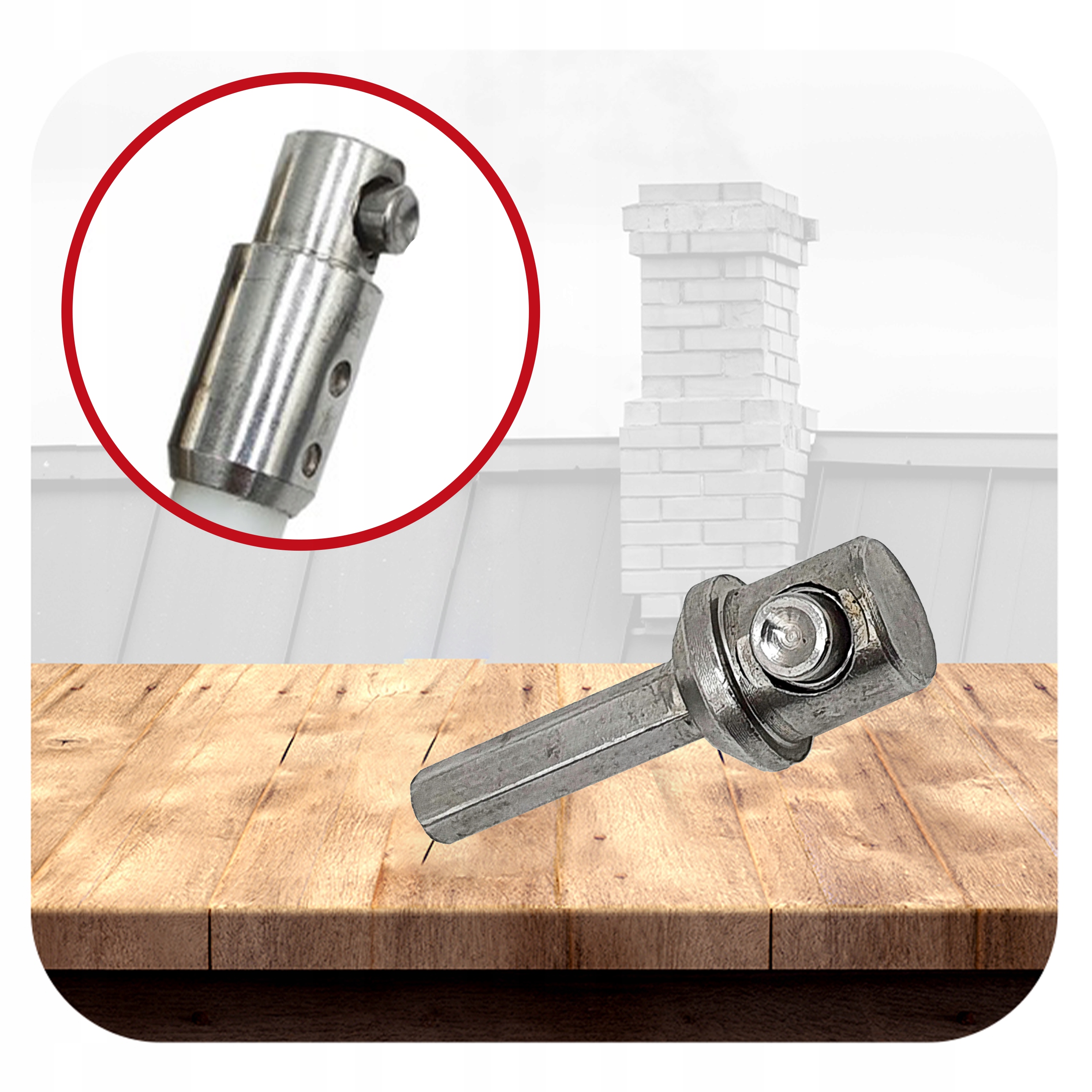 ADAPTER PRZEJŚCIÓWKA ORYGINALNA DO ZESTAWU NA WIERTARKĘ TAJFUN DO KOMINA Kod producenta Adapter do tajfuna