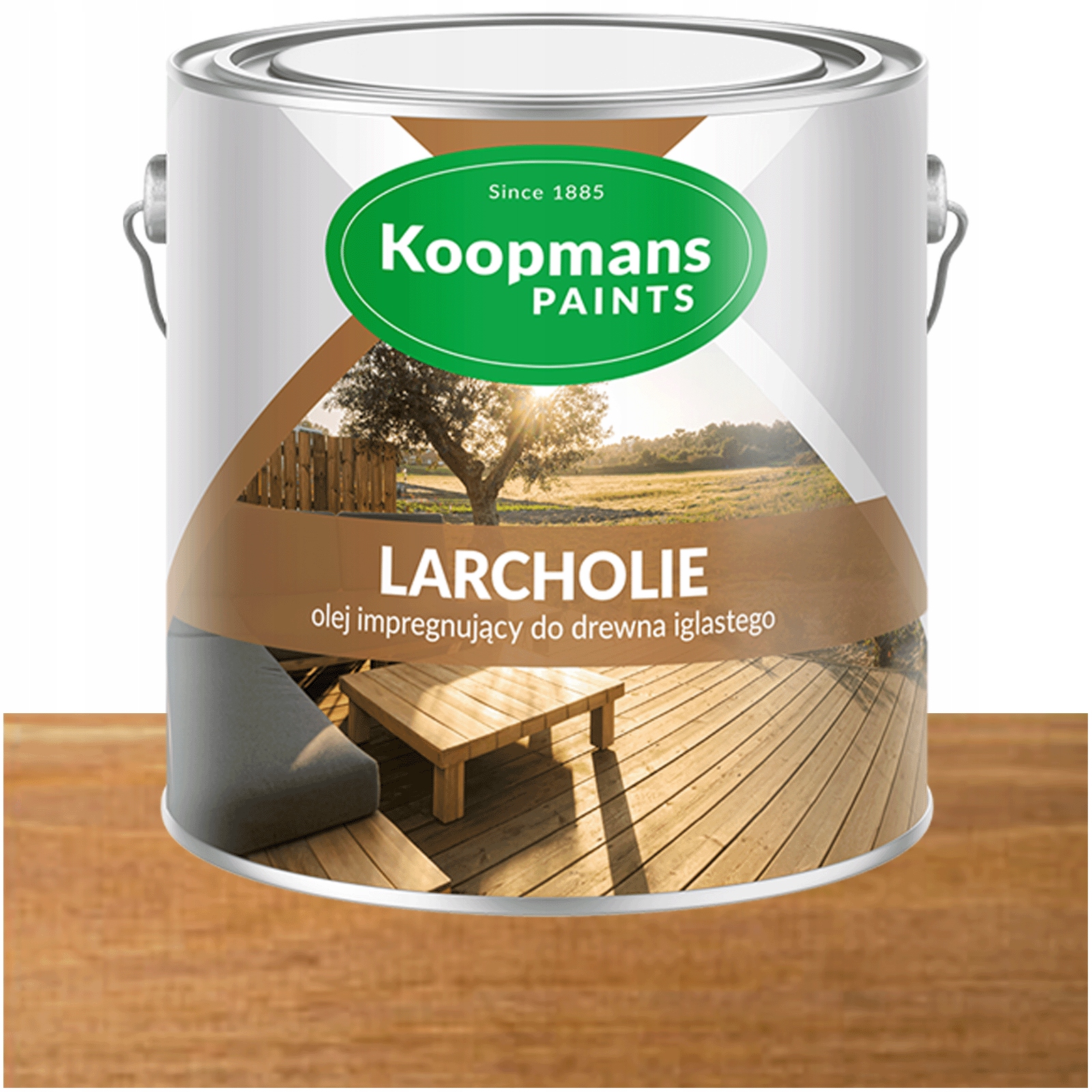 Koopmans Larcholie olej na terasu z jehličnatého dřeva Brazilský Ořech 2,5L