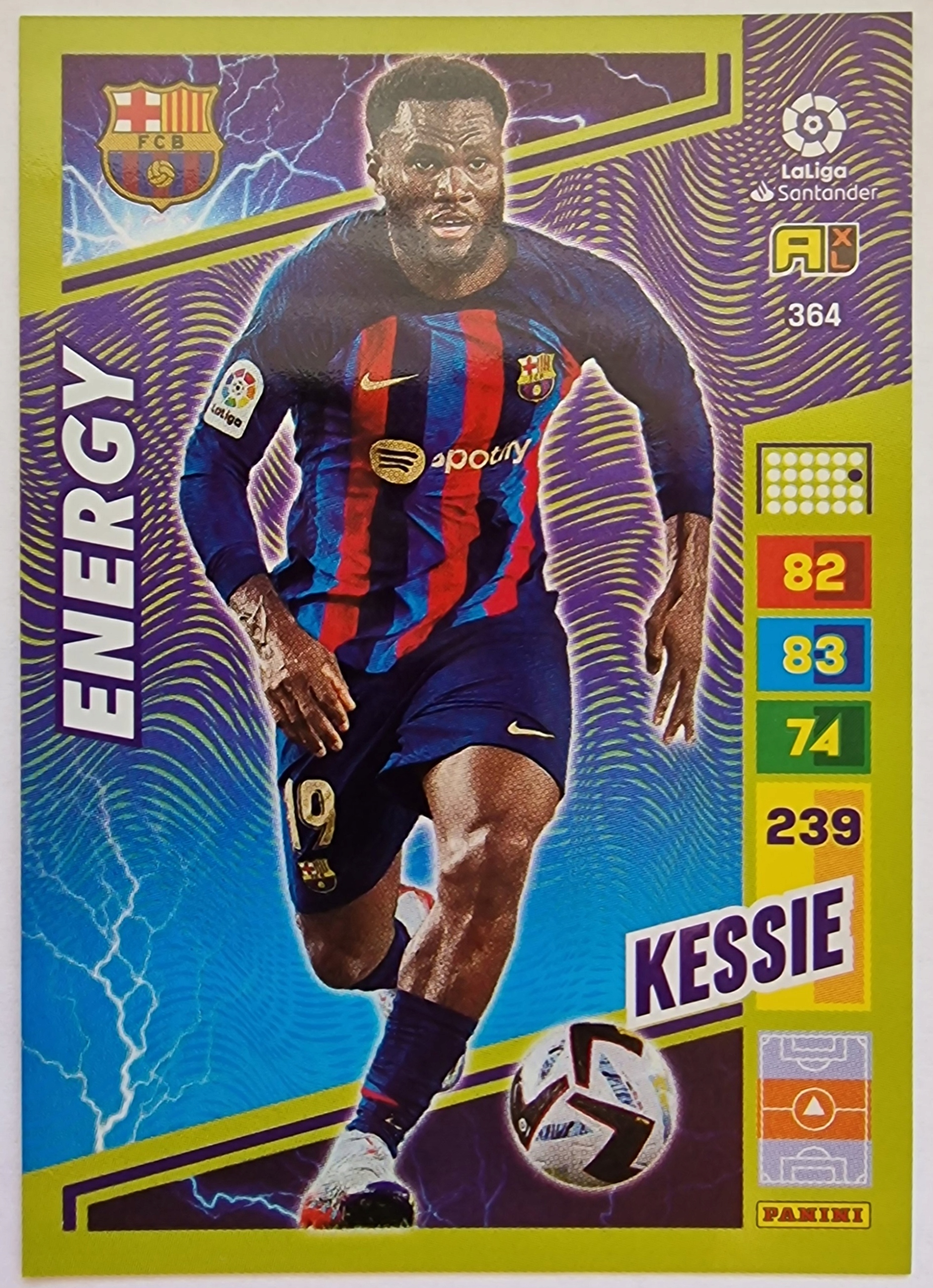 LA1 Kessie Fc Barcelona Panini La Liga 2023 Energy