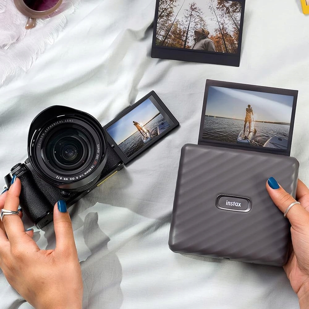 INSTAX LINK Drukarka Do Smartfona Szeroki Format Mocha Szary — miniatura 4