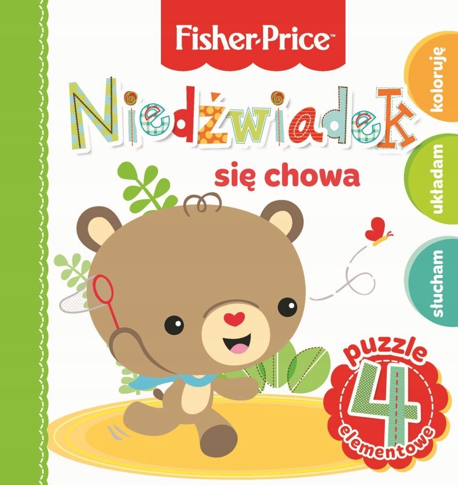 Fisher Price Niedźwiadek Się Chowa Puzzle