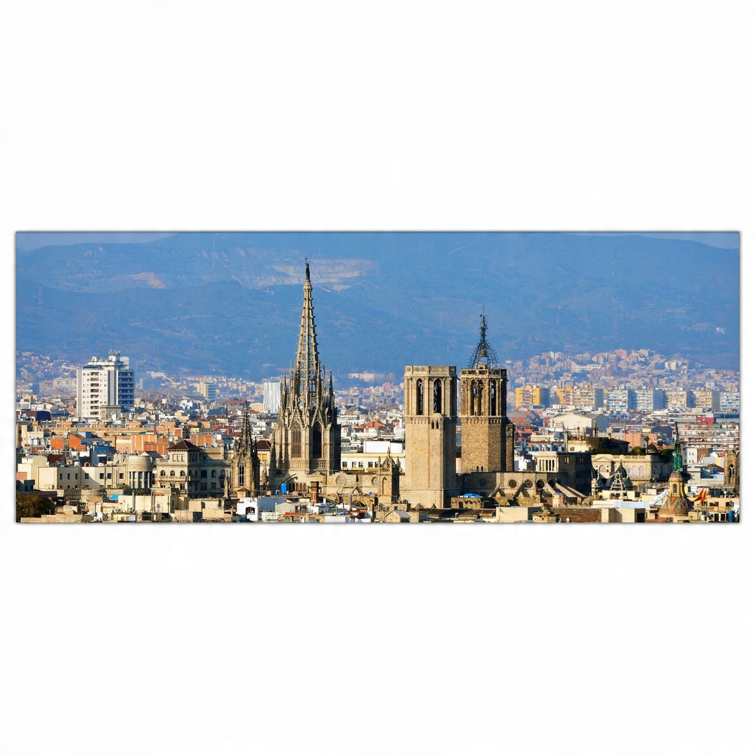 

Hartowany Obraz Szklany Barcelona Hiszpania 125x50