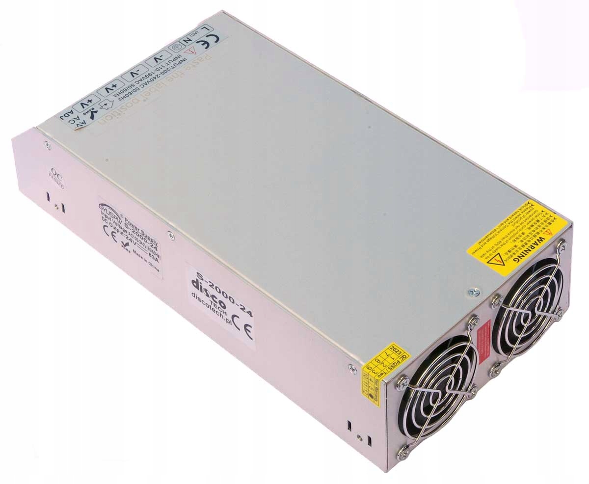 Zasilacz impulsowy 24V 0-83A 2000W z aktywnym PFC EAN (GTIN) 5904162863037