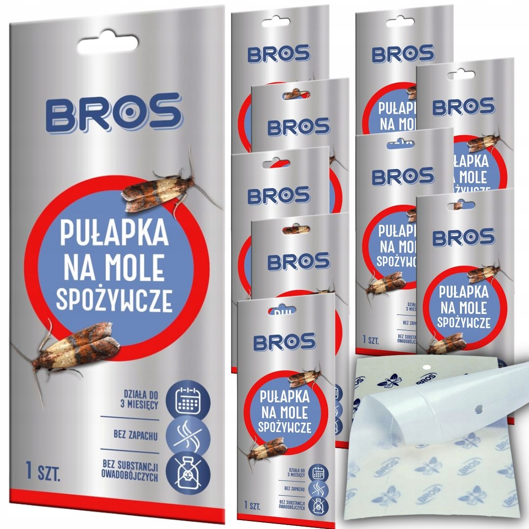 

Pułapka na mole spożywcze Bros x 10 sztuk