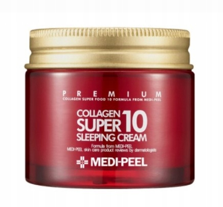 MEDI-PEEL Collagen Super 10 Sleeping Cream 70 ml - regenerujący krem na noc — 6