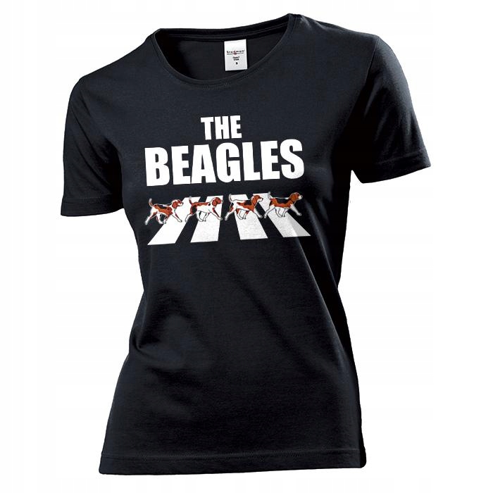 

Koszulka damska The Beagles Psy Abbey Road M