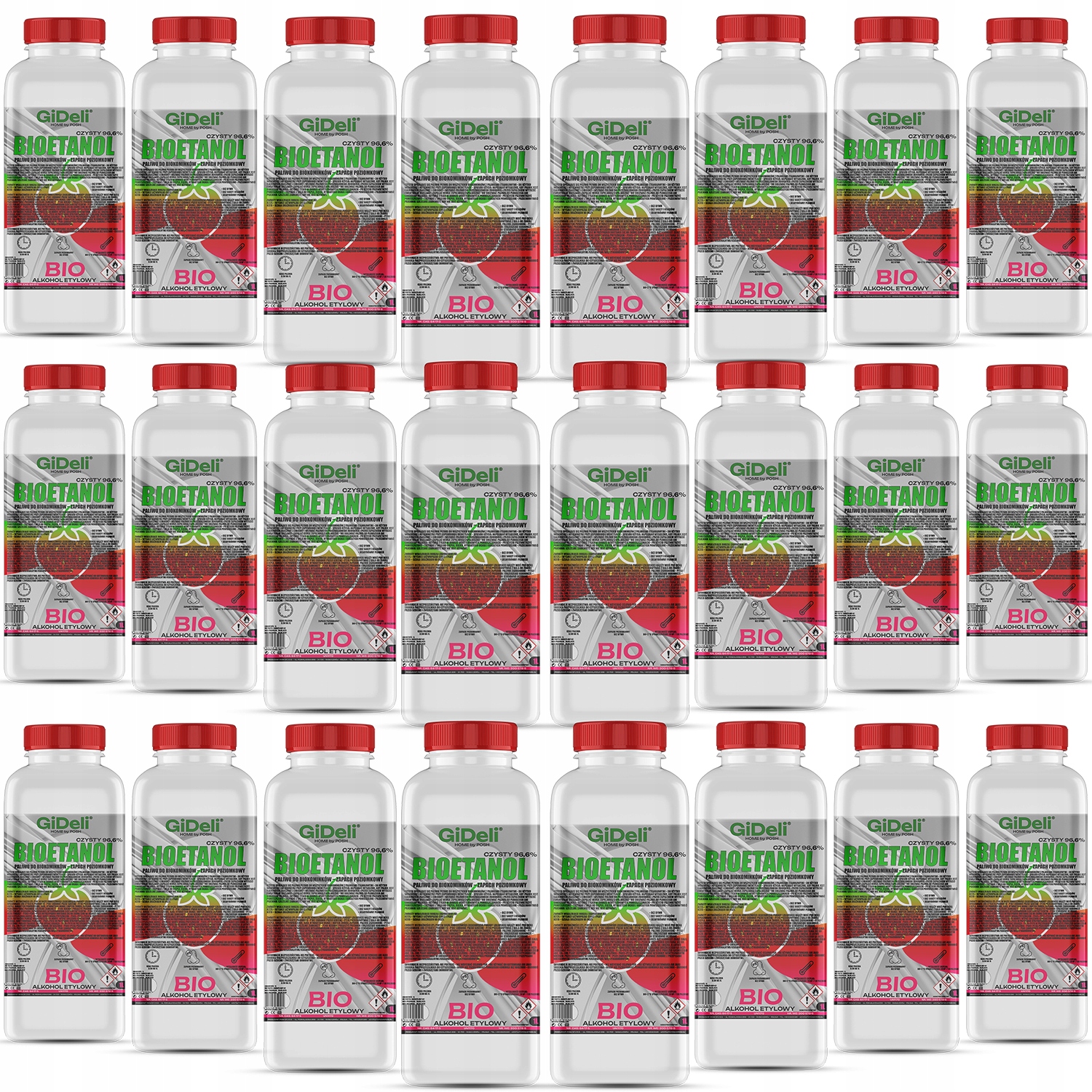 Bioetanol do krbu 24 x 1 l vôňa jahody biopalivo