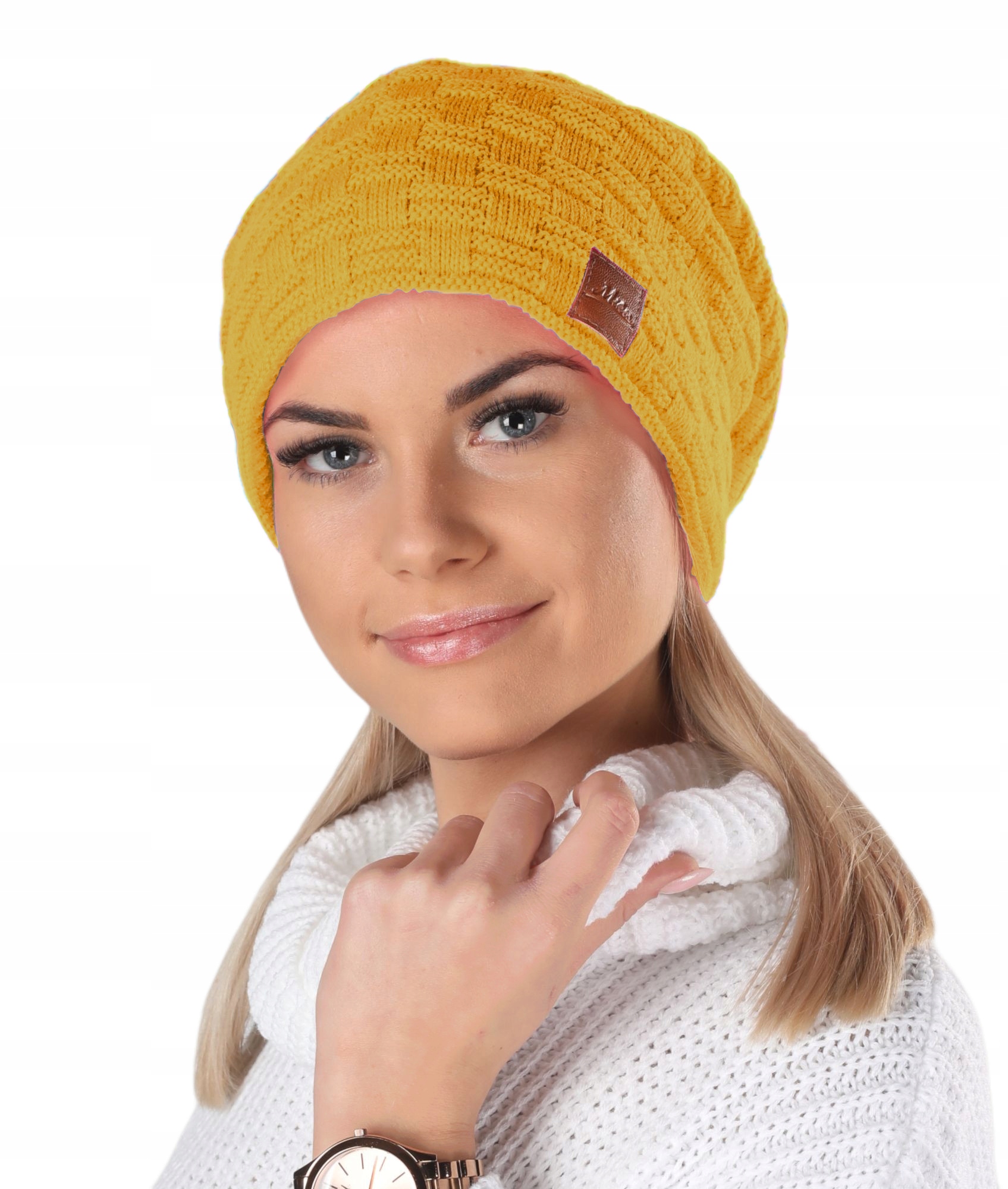 

Mikos Polska zimowa damska czapka podwójna Hat 654