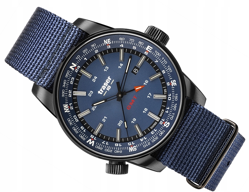 Taktické Švýcarské Hodinky Traser TS-109034 P68 Pathfinder Gmt +bonus!