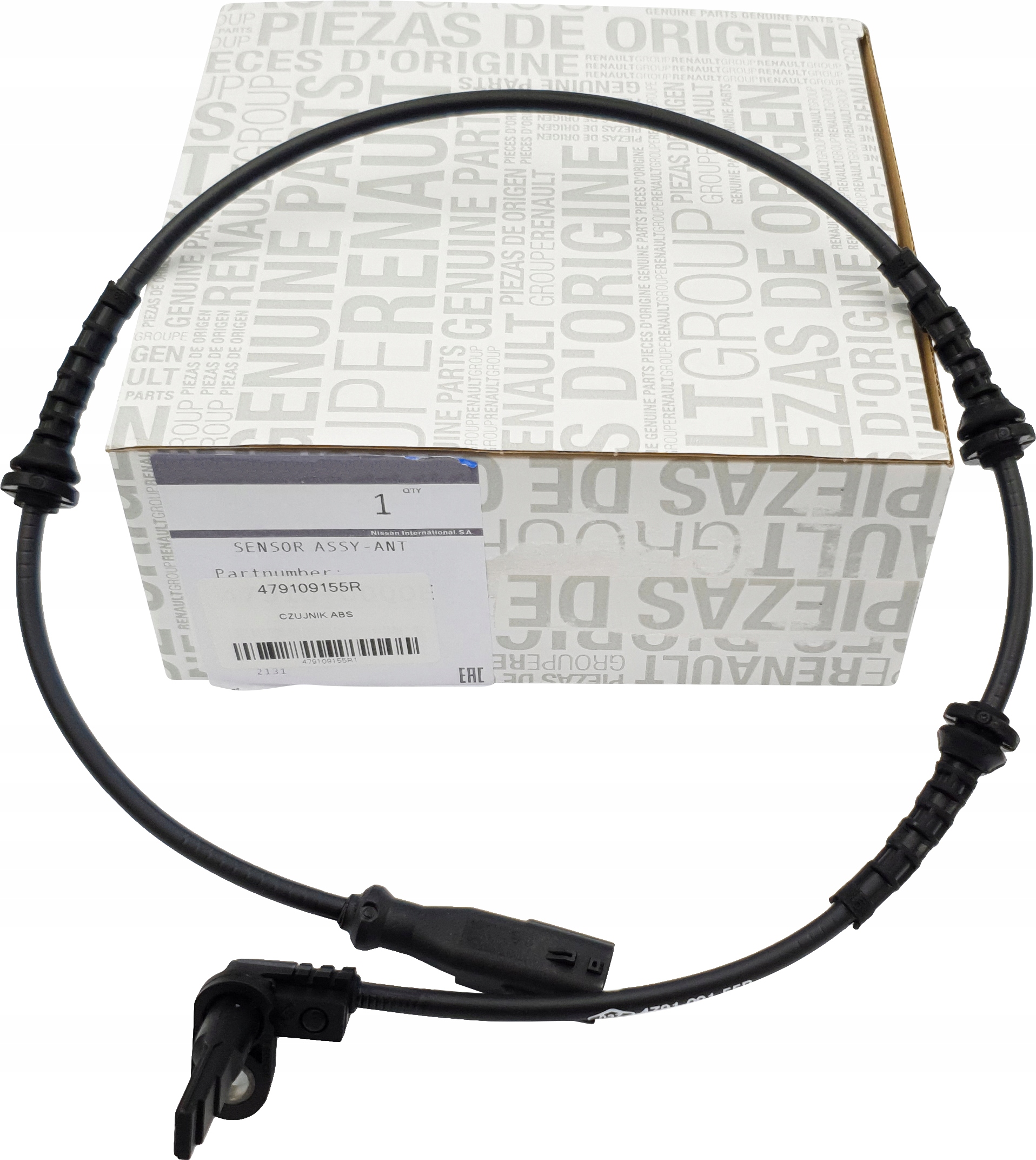 RENAULT SCENIC 3 MEGANE III CZUJNIK ABS PRZÓD OE