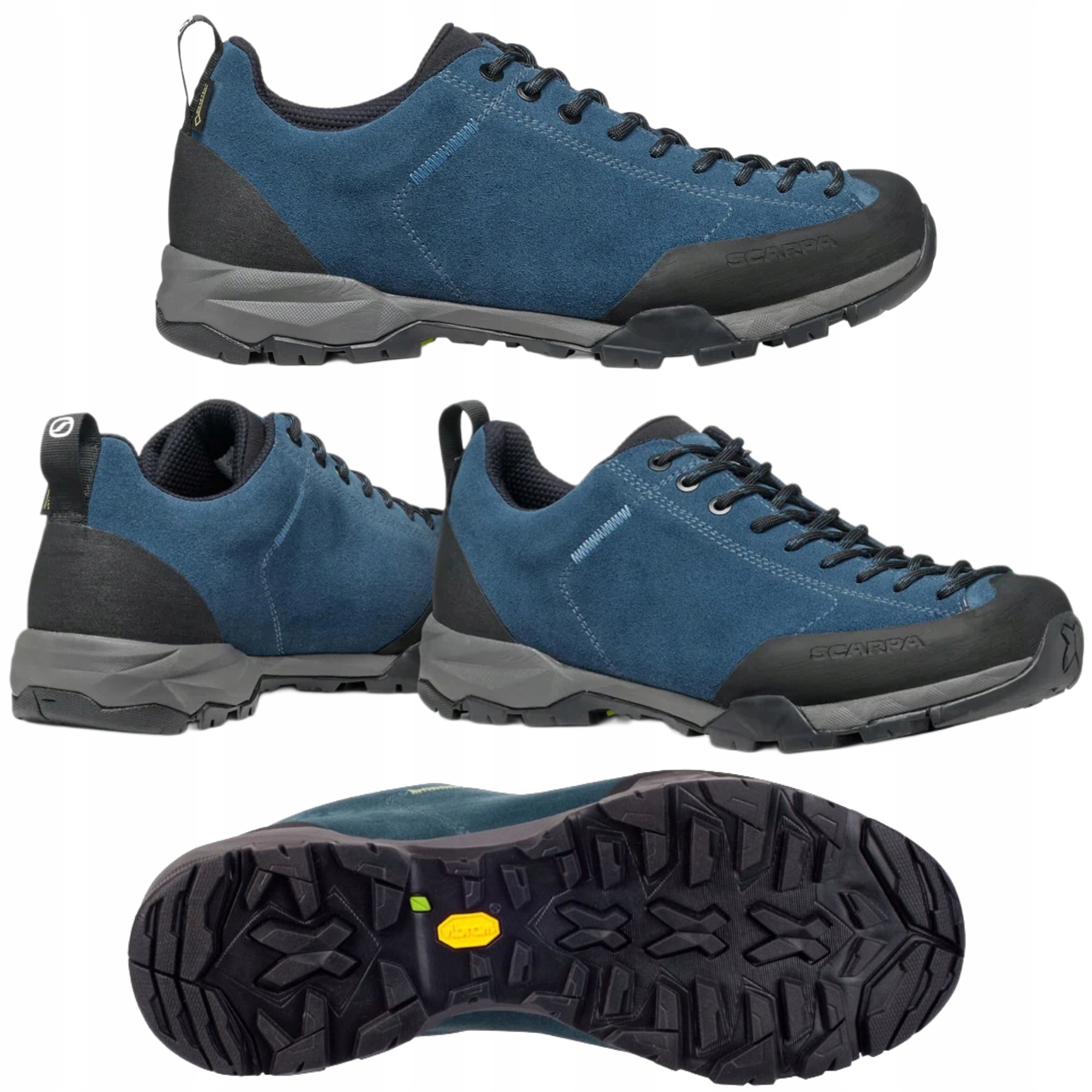 Pánské nepromokavé kožené trekové boty Scarpa Mojito Trail Gtx 44,5