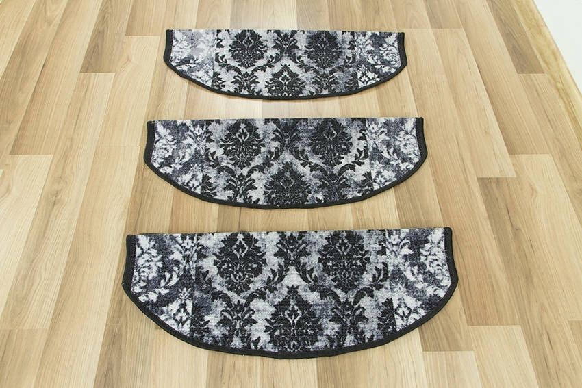 SZARE NAKŁADKI NA SCHODY ORNAMENT W STYLU GLAMOUR Typ nakładki wewnętrzne