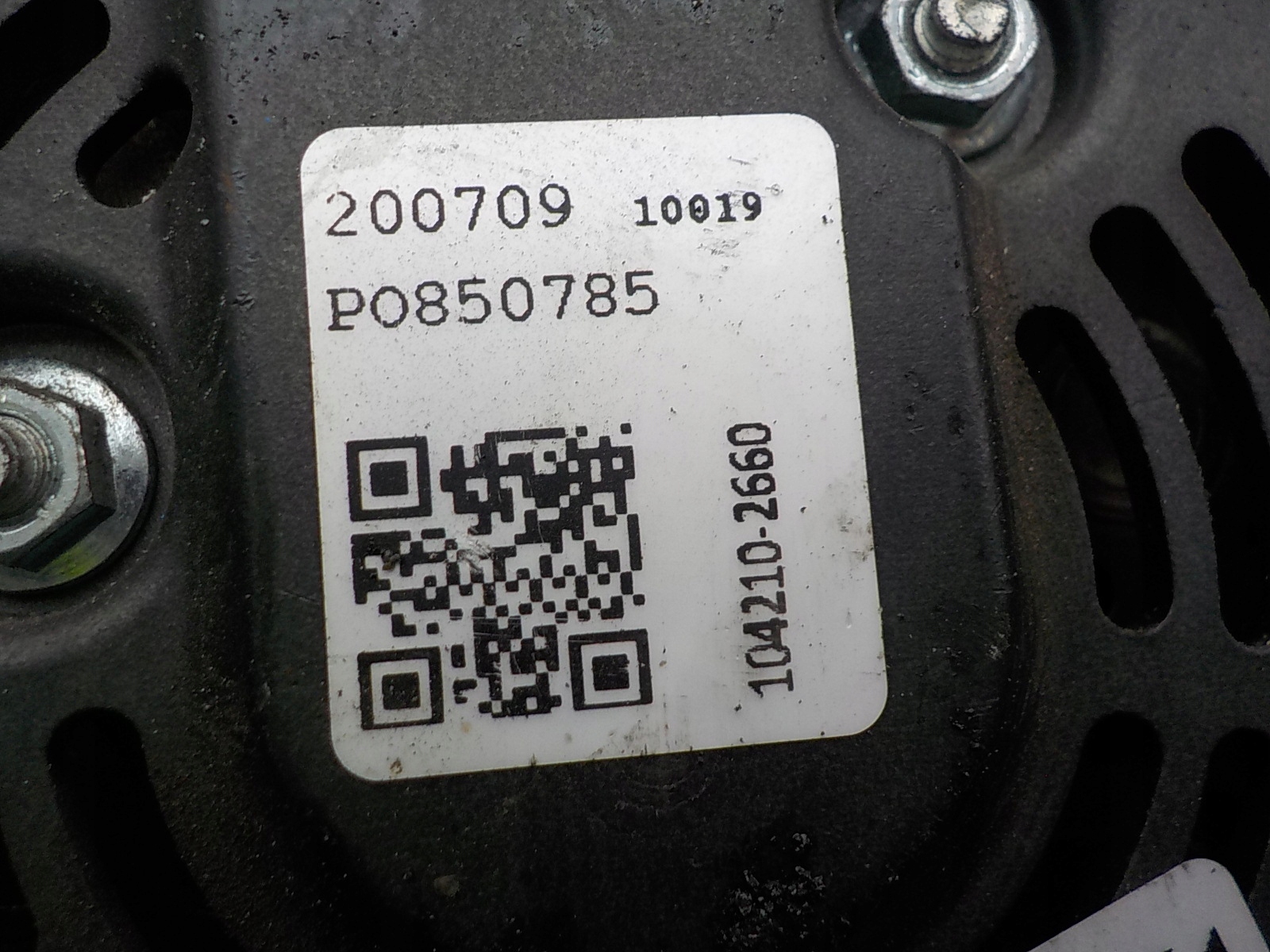 HONDA ACCORD VIII 2.2 D ALTERNATOR 104210-2660