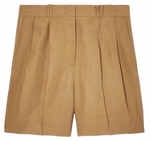 Kraťasy Krátké Pánské Lněné Cos Béžové vel. 38