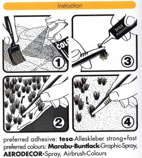 Dwukolorowe pustynne tufty (15x8 cm) Stan opakowania oryginalne