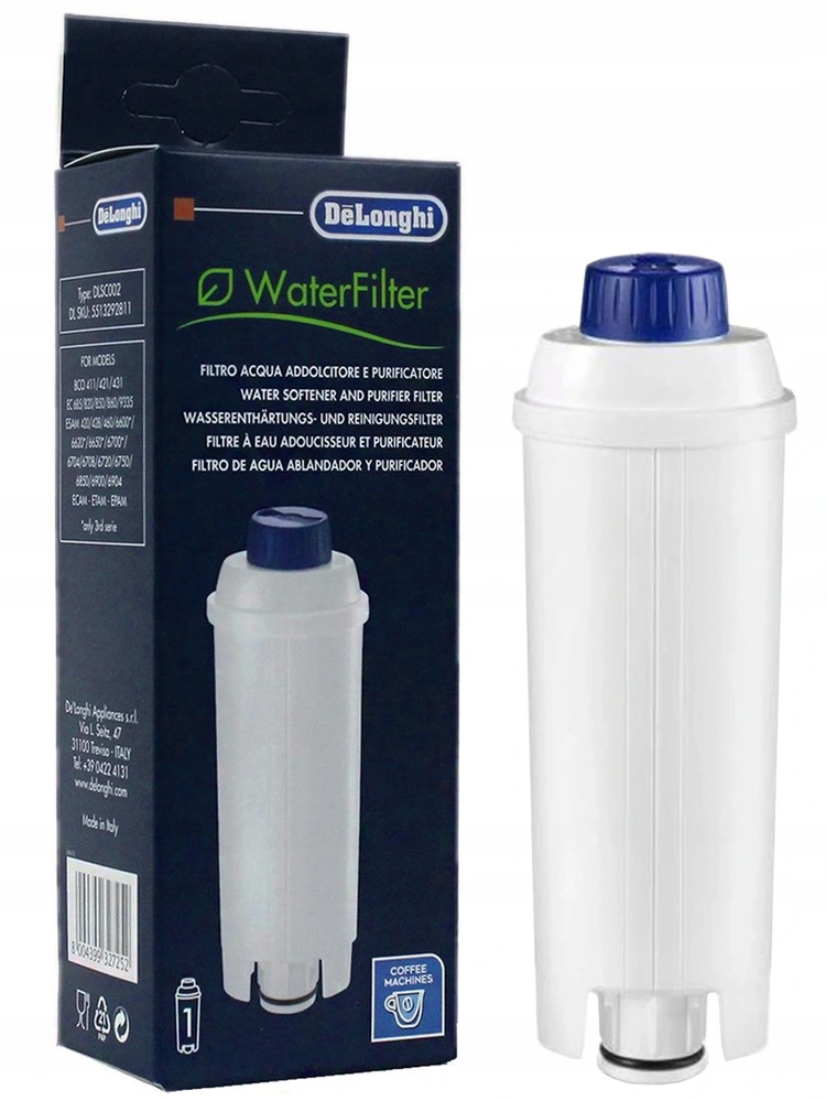 Oryginalny filtr do ekspresu Delonghi DLS C002 SER3017 - 1 sztuka EAN (GTIN) 8004399327252