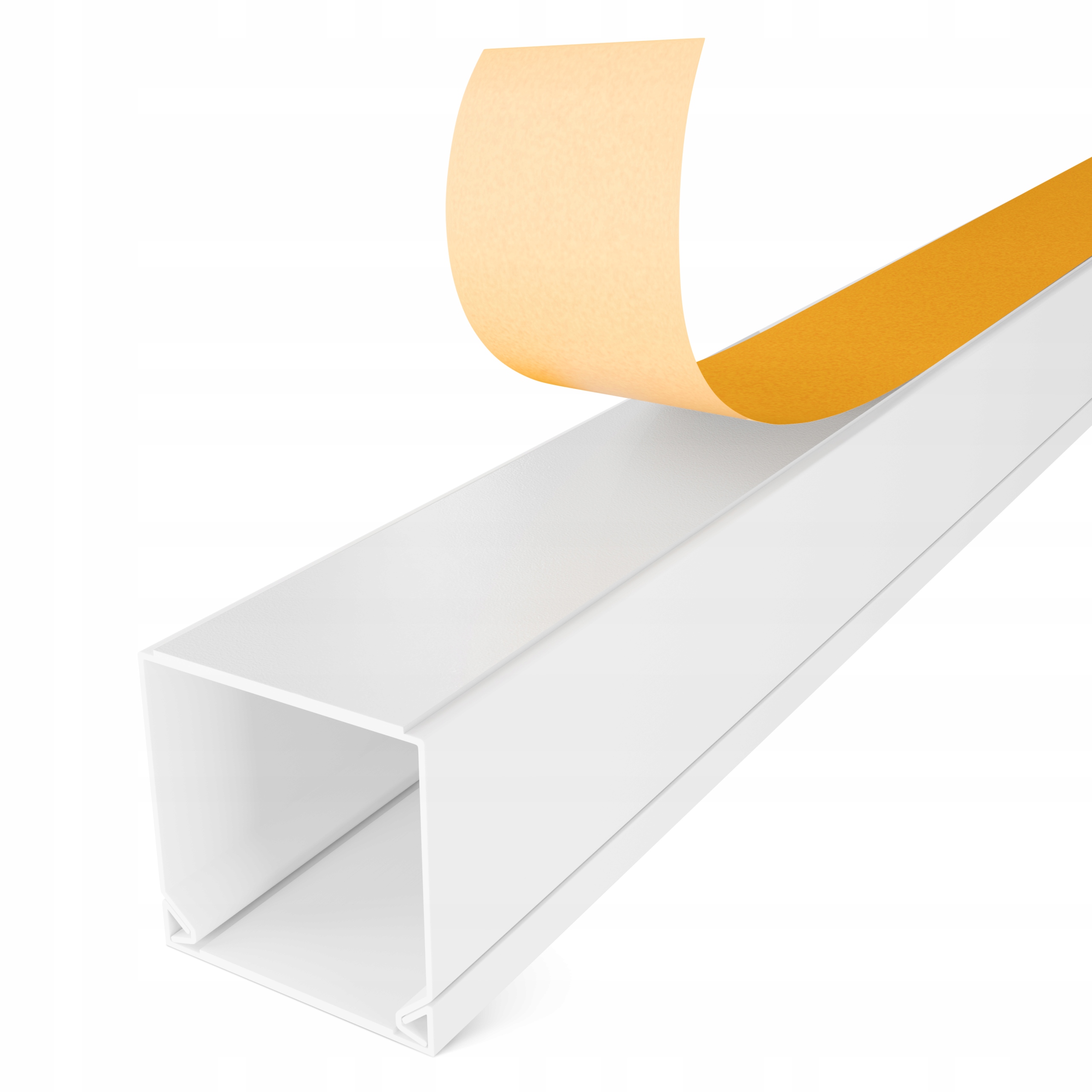 Kabelový kanál Pvc lišta 20x15 mm 20x1 m, kabelový žlab, bílý, samolepící
