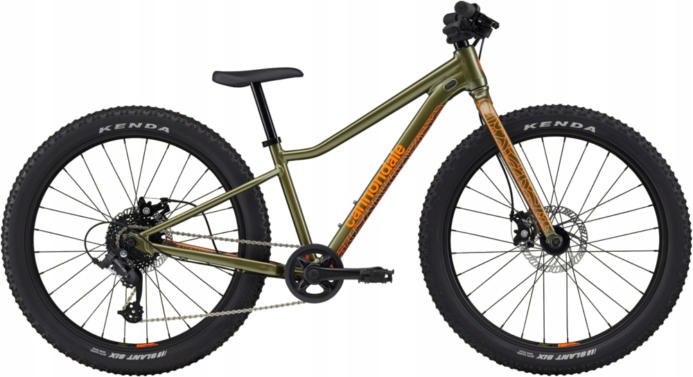 Cannondale Kids Trail Plus 24 Mantis Zielony 7-12 Lat Tarcza 1x8