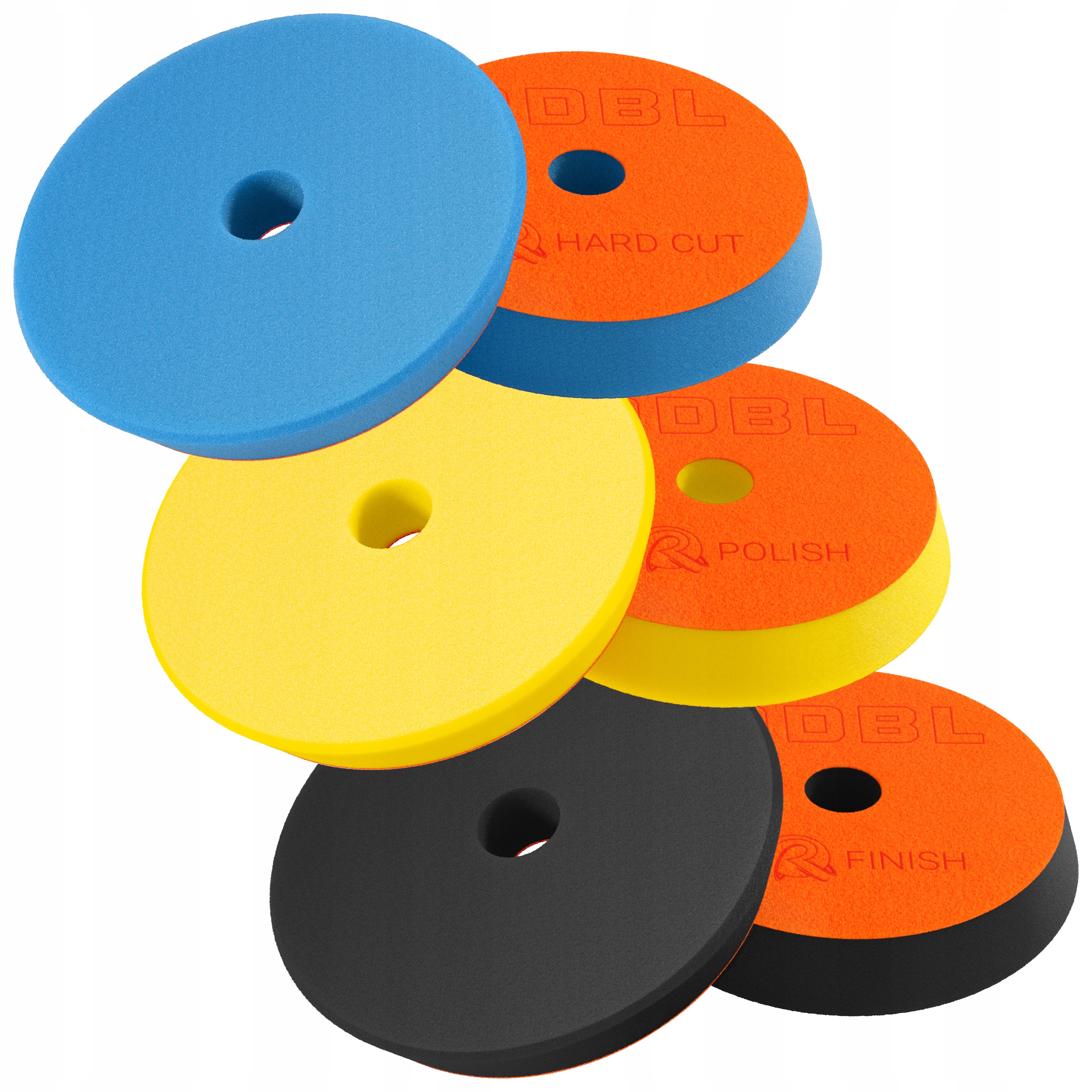 Adbl Roller Pad Hard Cut Polish Finish Da 125mm Zestaw Padów Polerskich