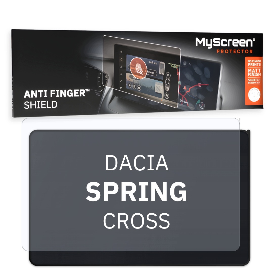 Fólie pro Dacia Spring Electric Extreme Cross 2021 2024 Hlavní displej 8"