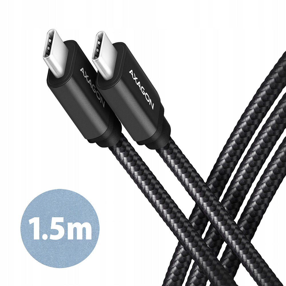 Axagon Data and charging Usb 3.2 Gen 1 cable, 1.5 m BUCM3-CM15AB Usb Ty