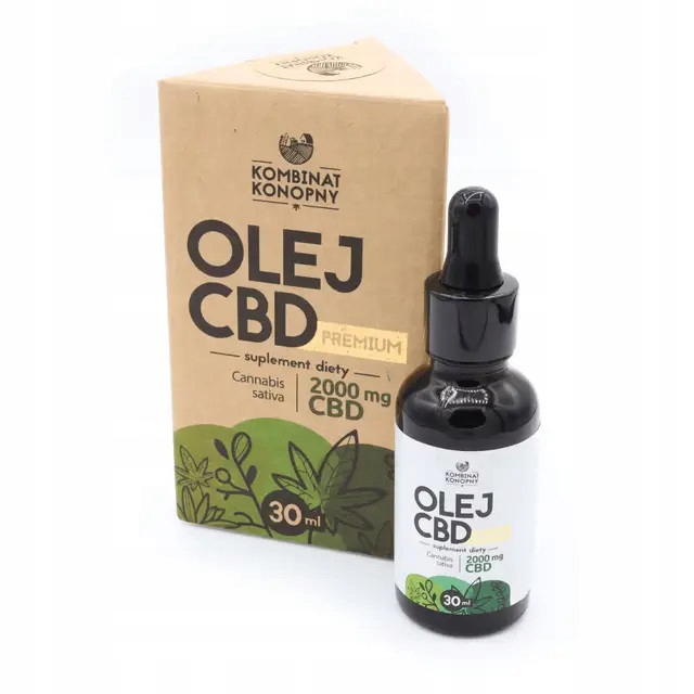 Kombinat konopny Olej Cbd Premium full spectrum 2000mg 30ml