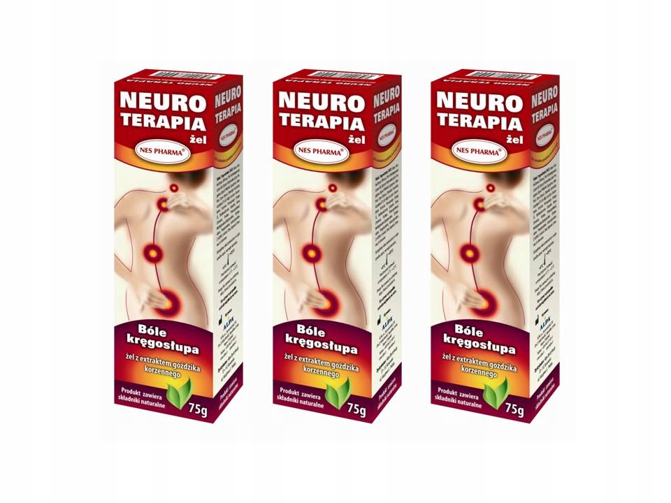 

3 szt. Żel Neuro Terapia na bóle mięśniowo-stawowe