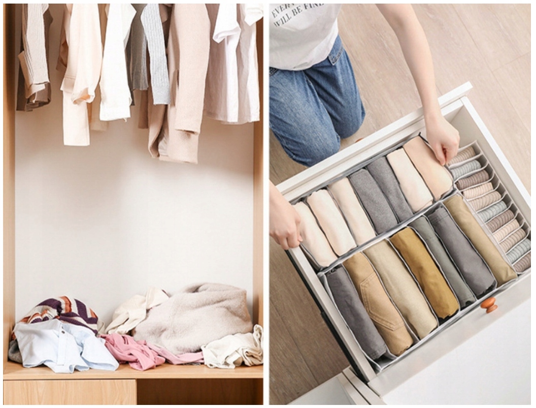 ORGANIZER NA UBRANIA SPODNIE DO SZUFLADY SZAFY 9P Nazwa ORGANIZER NA UBRANIA 9 Przegródek