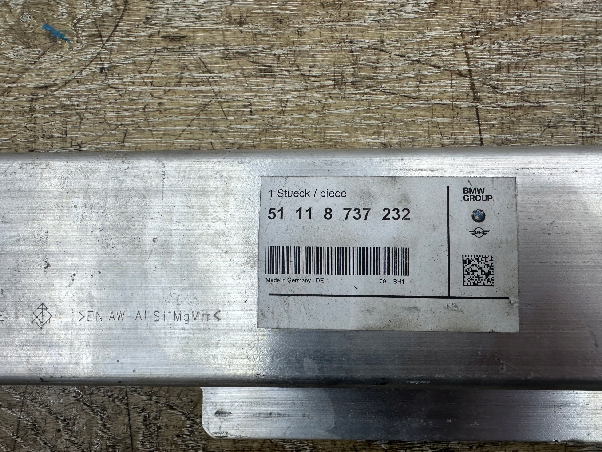 BMW 2 ACTIVE U06 bumper support front 8737232