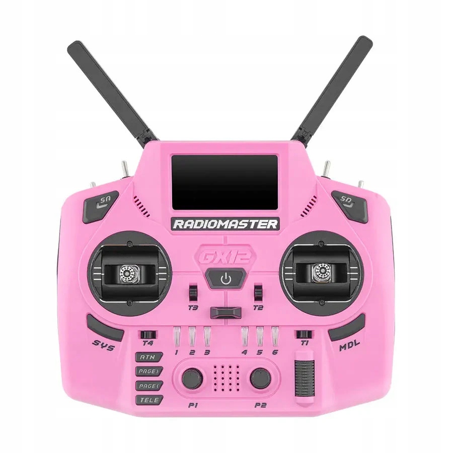 RadioMaster GX12 Crush Edition vysílač Elrs 2.4GHz 900MHz M2 růžový