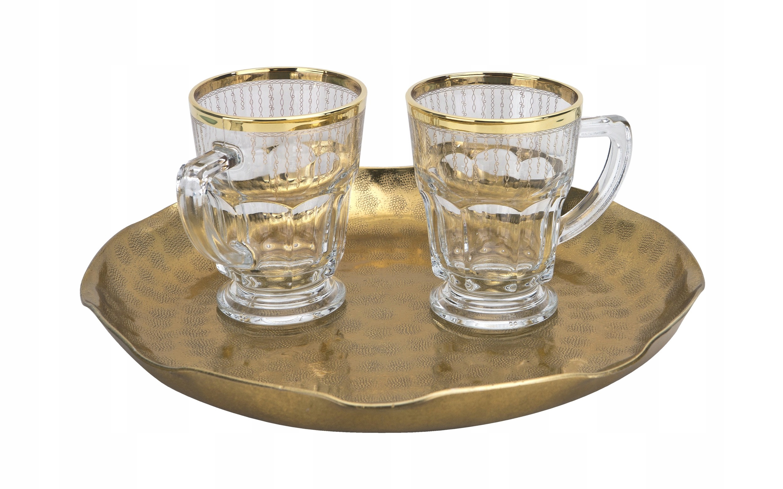 Sada 2 šálok na čaj/kávu 230 ml Koral Gold