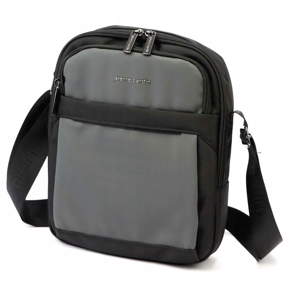 Pierre Cardin 8153 ALAN06 popelavá pánská crossbody taška přes rameno