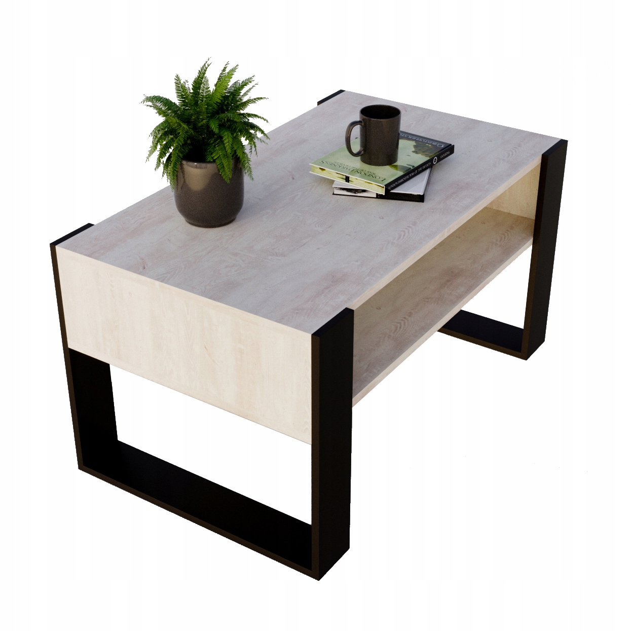 

Stolik kawowy Karo ława loft retro Sosna stół