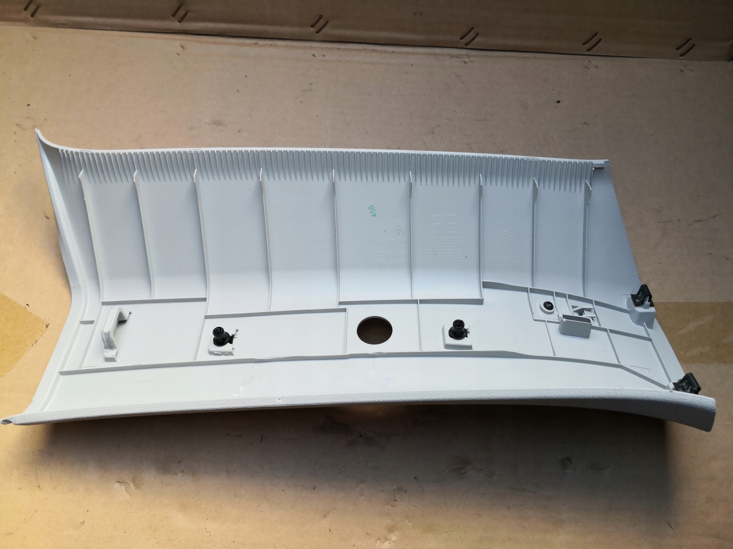 Blende Abdeckung SLUPKA rechts heck VW CADDY III 2K5867288K