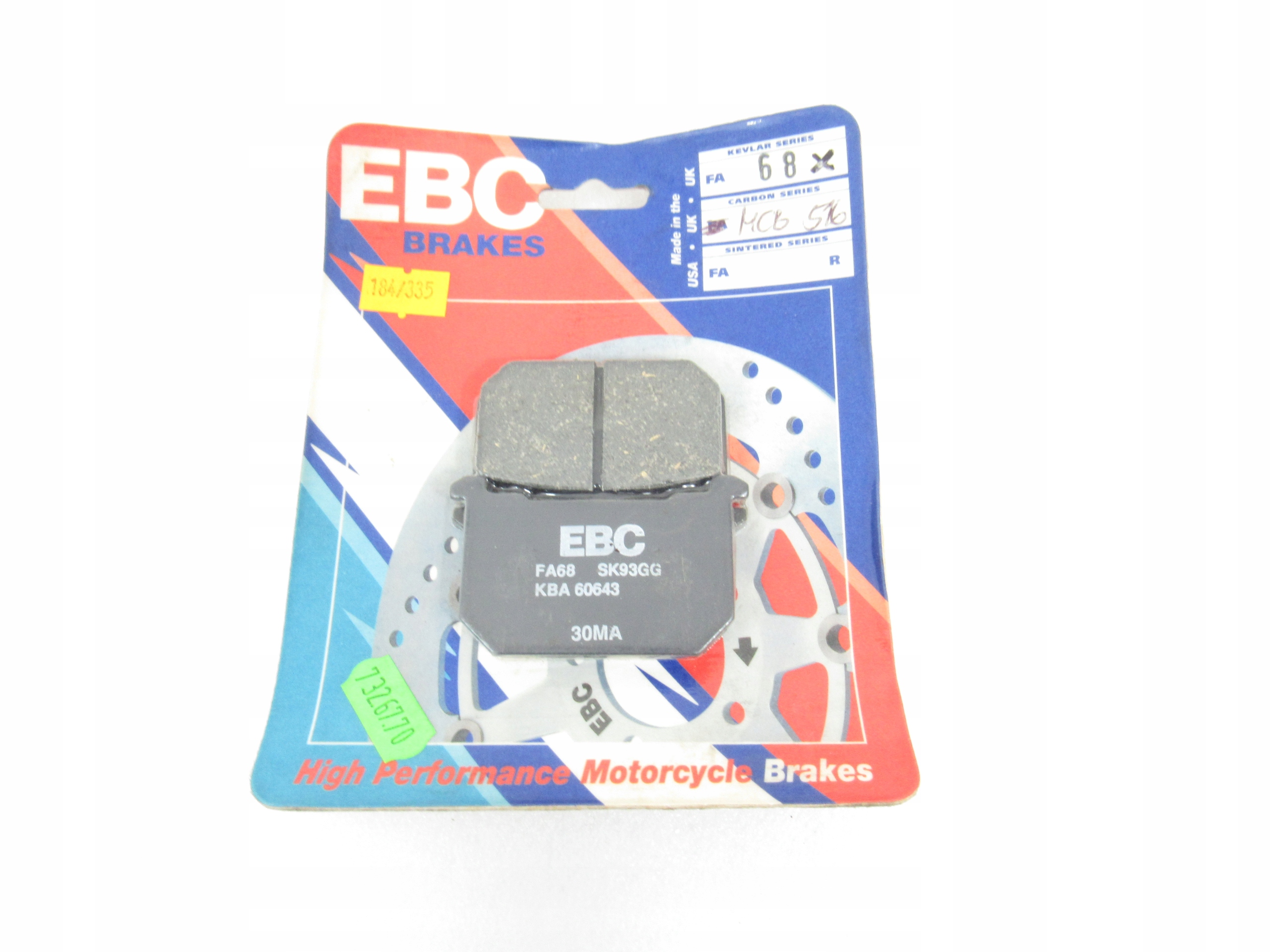 Klocki hamulcowe EBC FA68 Kawasaki Z 750 1000