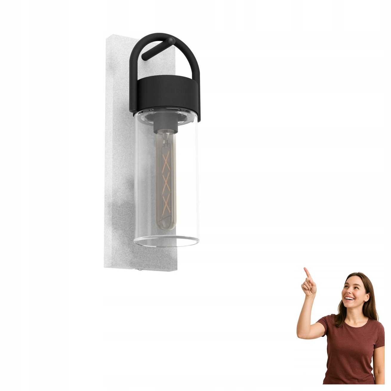 Venkovní nástěnné svítidlo Carraro 900286 Eglo